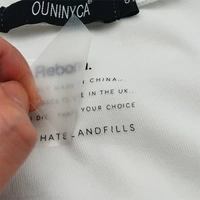 Custom Iron On Heat Transfer Clothing Care Label